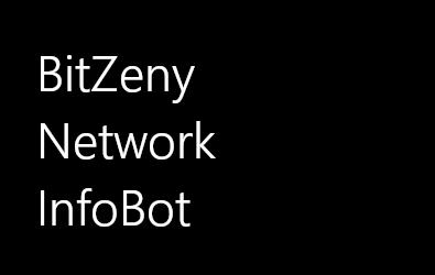 BitZeny Network Information Bot image